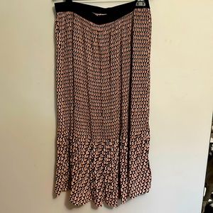 Multiprint Maxi Skirt